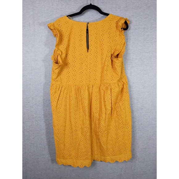 👯♀️Host Pick⚡️Knox Rose Ruffle Sleeve Eyelet A-Line Dress - Picture 5 of 11